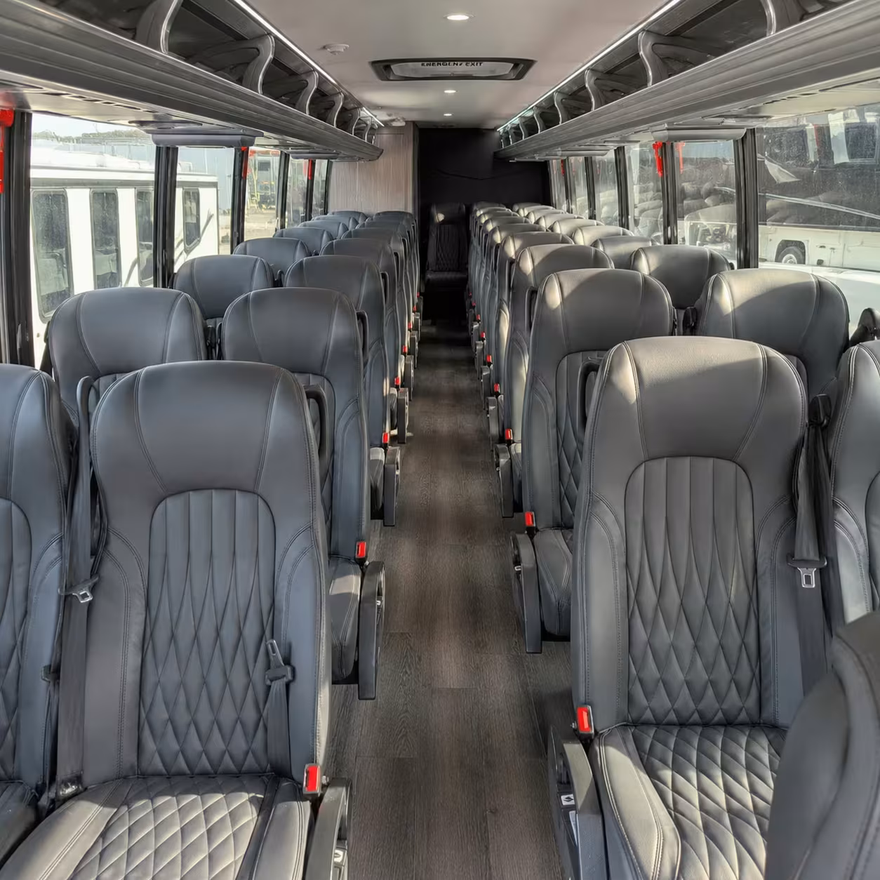 25 passenger minibus interior