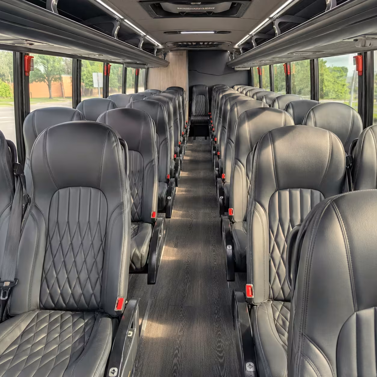 30 passenger minibus interior