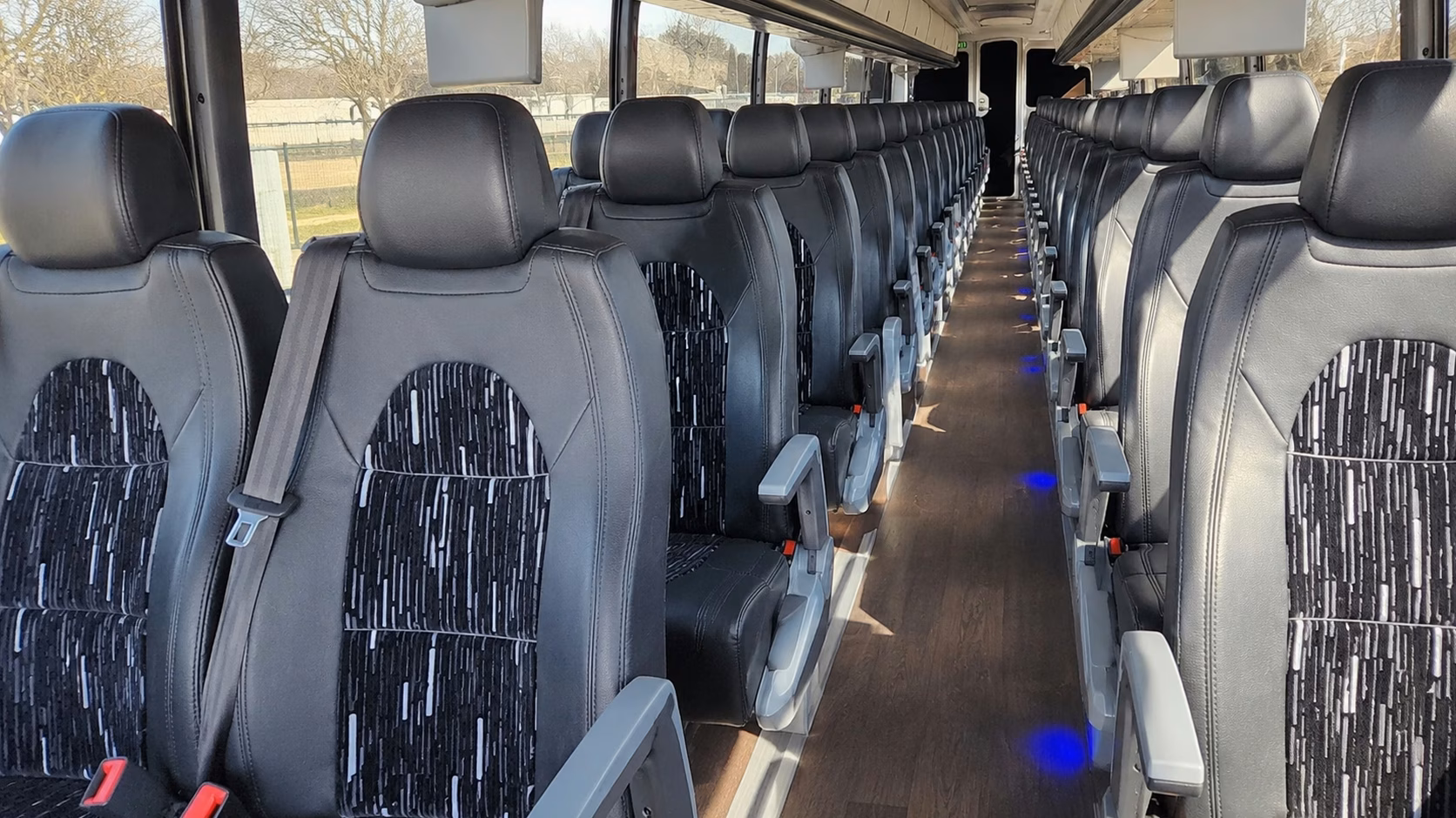 providence charter bus interior gallery