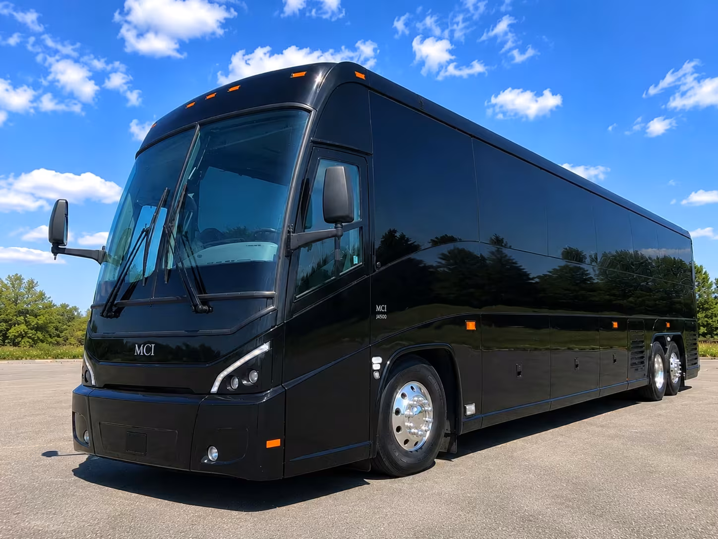 providence charter bus rental exterior