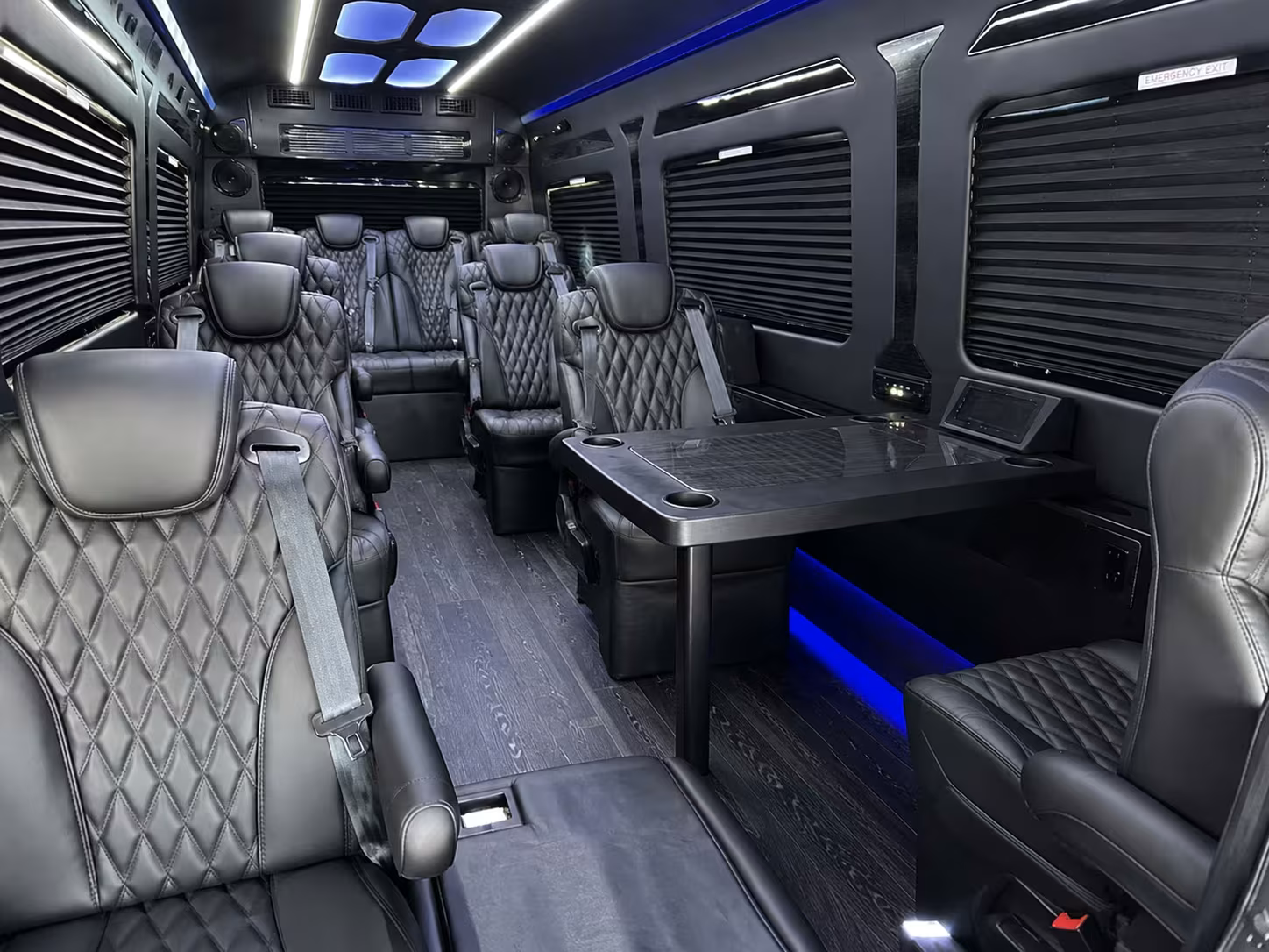 sprinter van with driver inside
