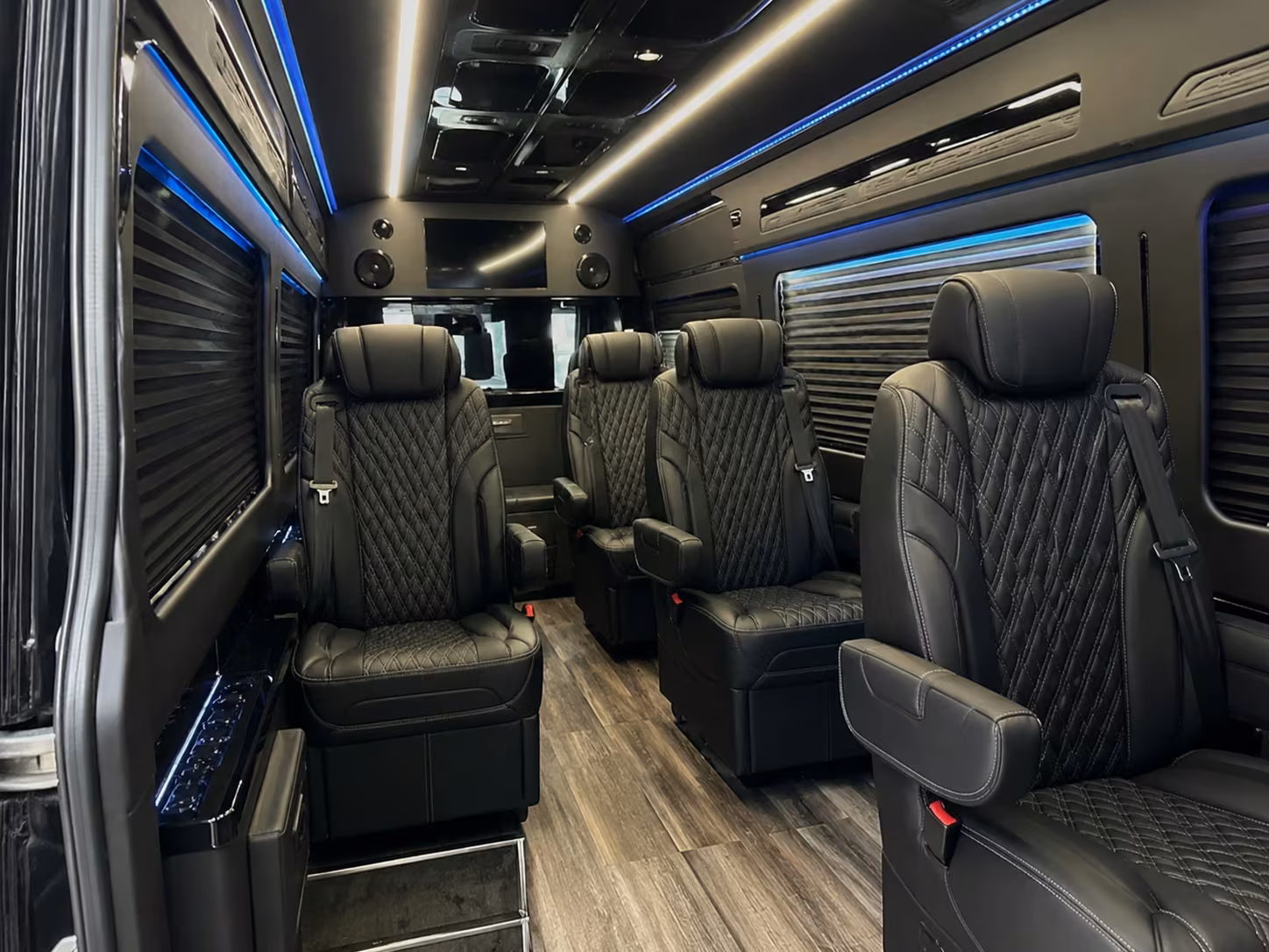 sprinter van with driver interior