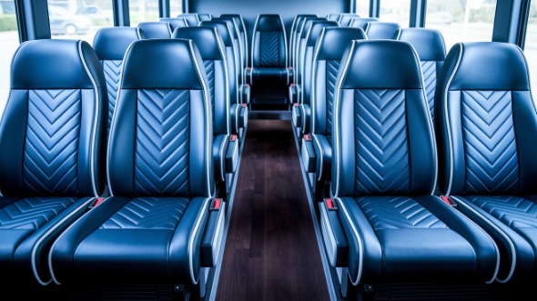 providence 18 passenger minibus inside