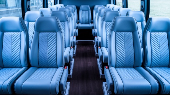 providence 30 passenger minibus inside