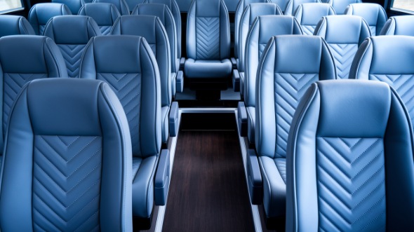 providence 30 passenger minibus interior