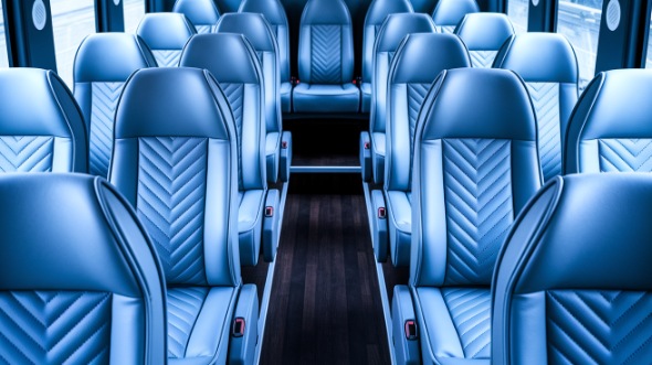 providence 35 passenger minibus interior
