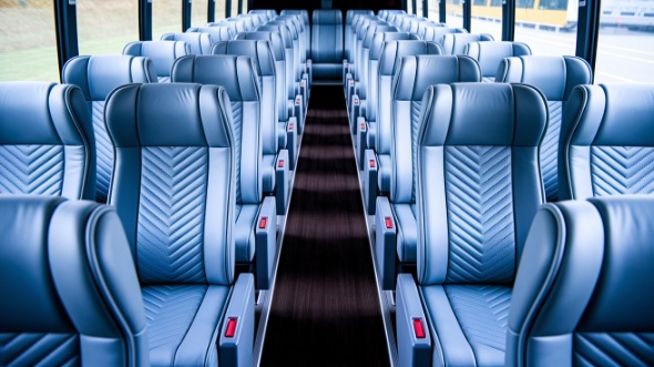 providence 50 passenger charter bus interior