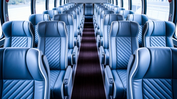providence 54 passenger charter bus interior