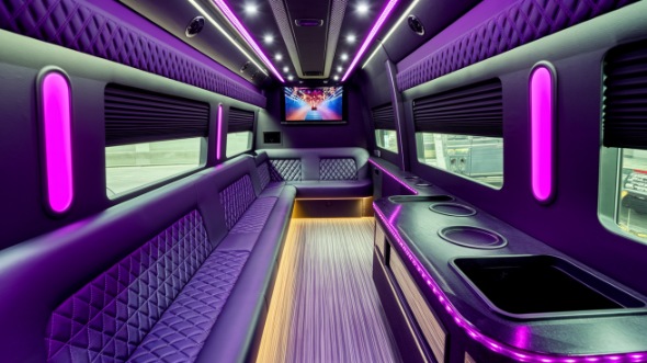 providence sprinter limo rental interior